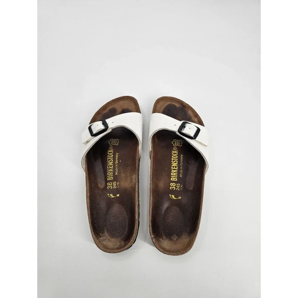 Birkenstock Madrid Birko Flor, White US‎ Men's 5 Women's 7 / EU 38